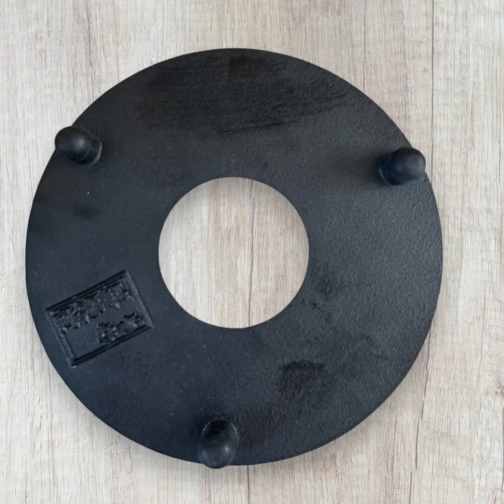 Vintage Japanese Tetsubin NAMBU TEKKI 2.5 CUP - 20oz Cast Iron Tea Pot Trivet